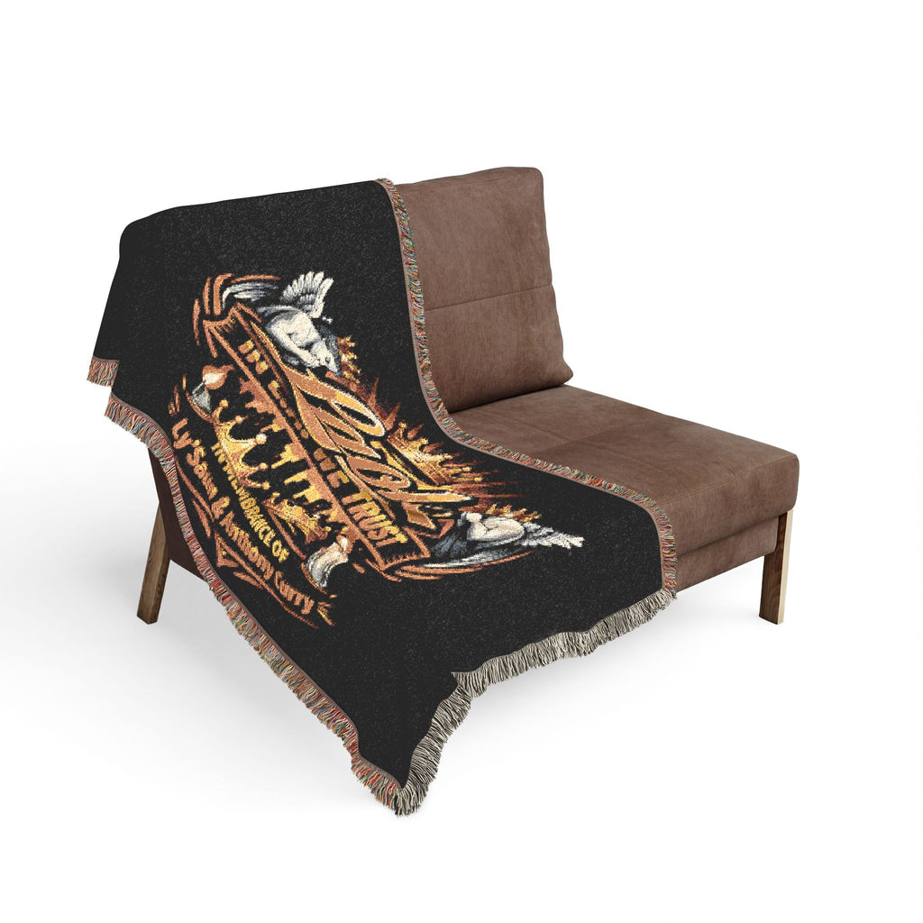 Laole LA We Thoist Crown Graphic Woven Blanket
