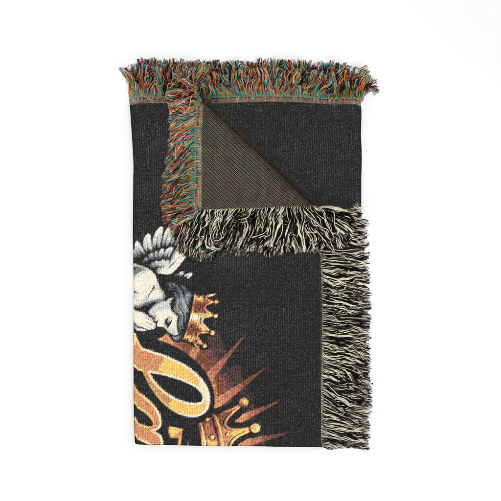 Laole LA We Thoist Crown Graphic Woven Blanket