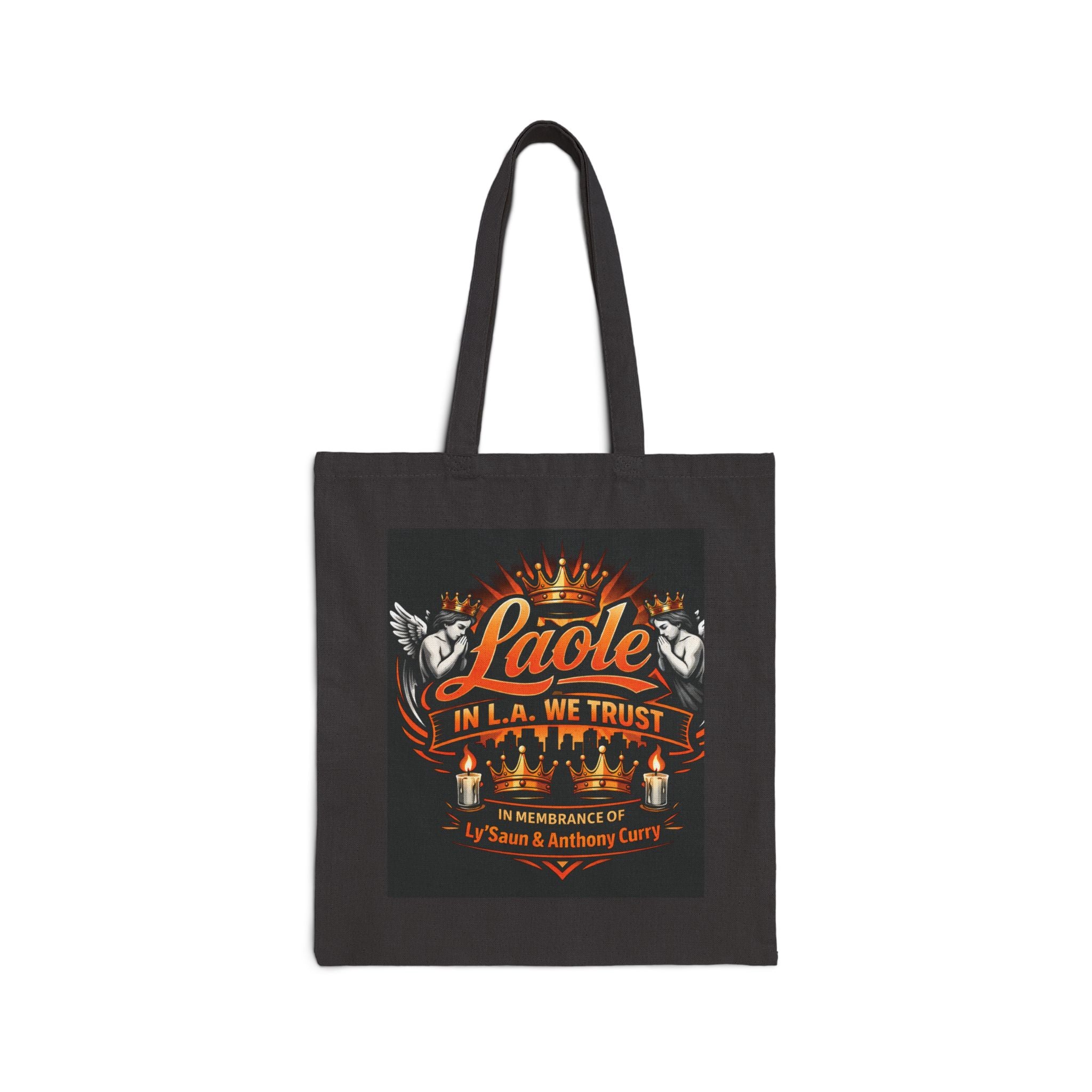 Tote Bag — "Laole In L.A. We Trust" Memorial Canvas Tote