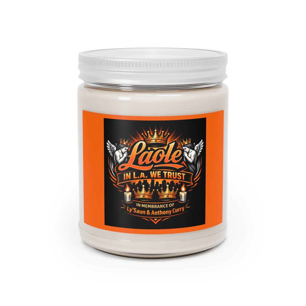Laole Memorial Scented Soy Candle — 'In L.A. We Trust' 9oz