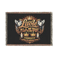Laole LA We Thoist Crown Graphic Woven Blanket