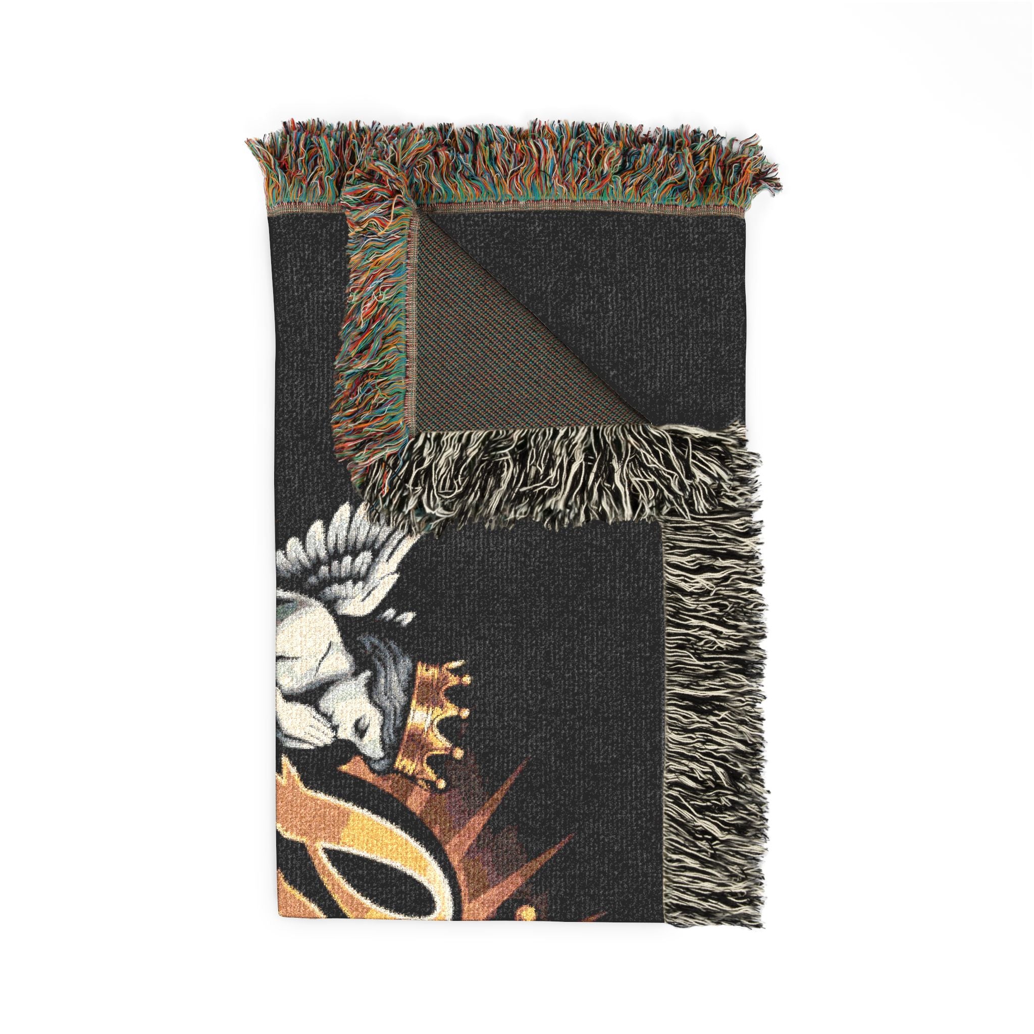 Laole LA We Thoist Crown Graphic Woven Blanket