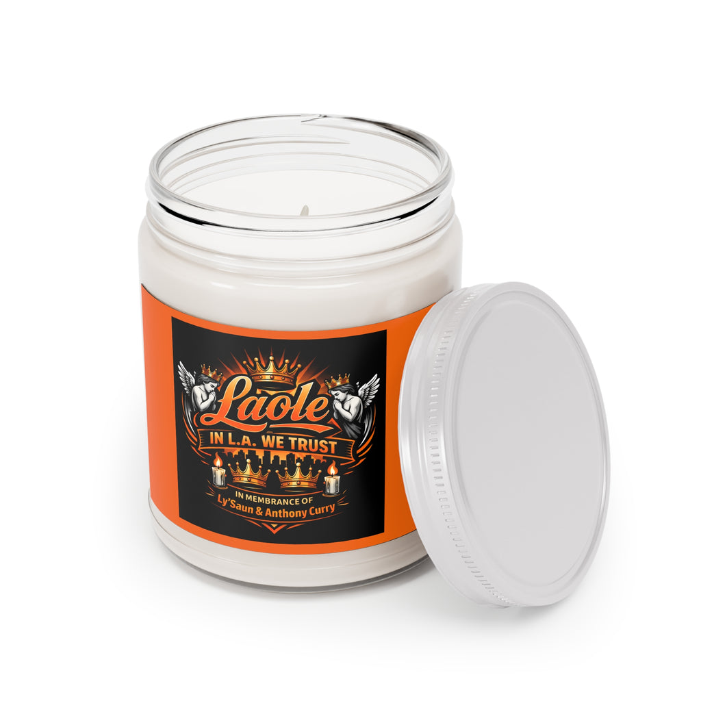 Laole Memorial Scented Soy Candle — 'In L.A. We Trust' 9oz