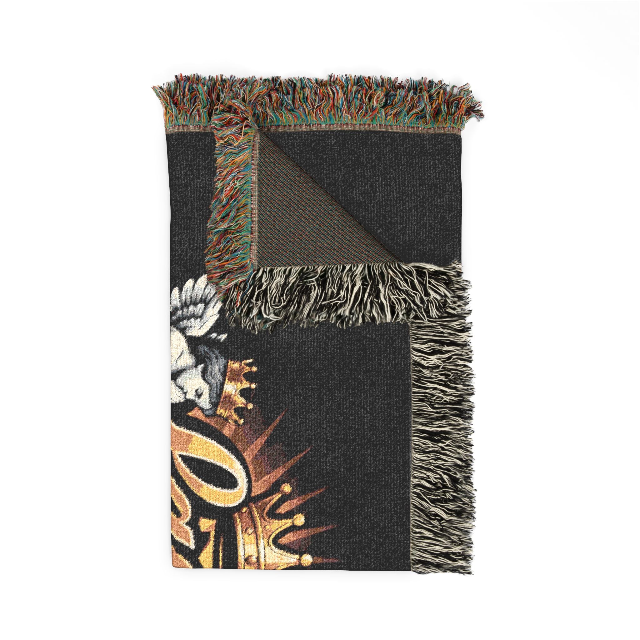 Laole LA We Thoist Crown Graphic Woven Blanket