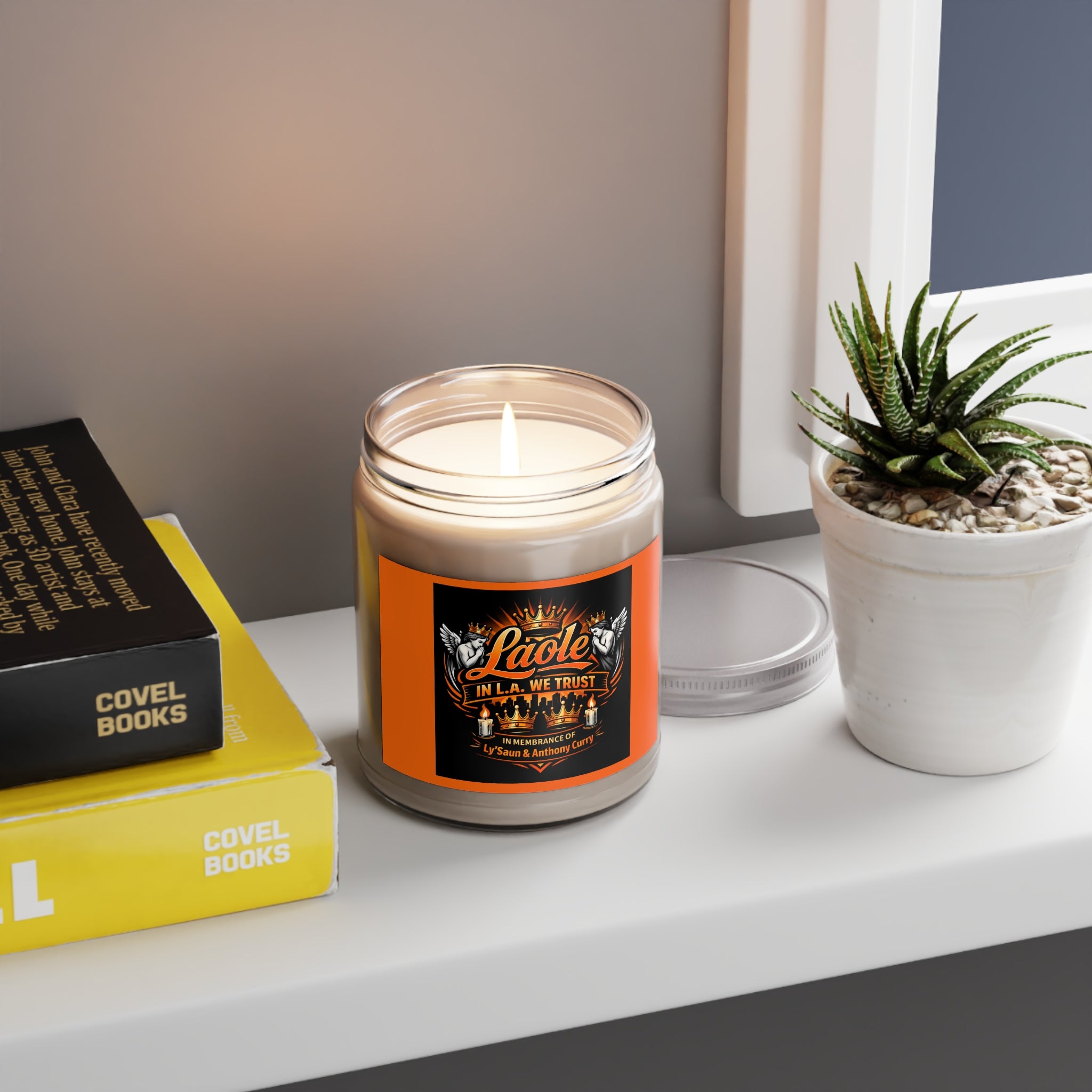 Laole Memorial Scented Soy Candle — 'In L.A. We Trust' 9oz
