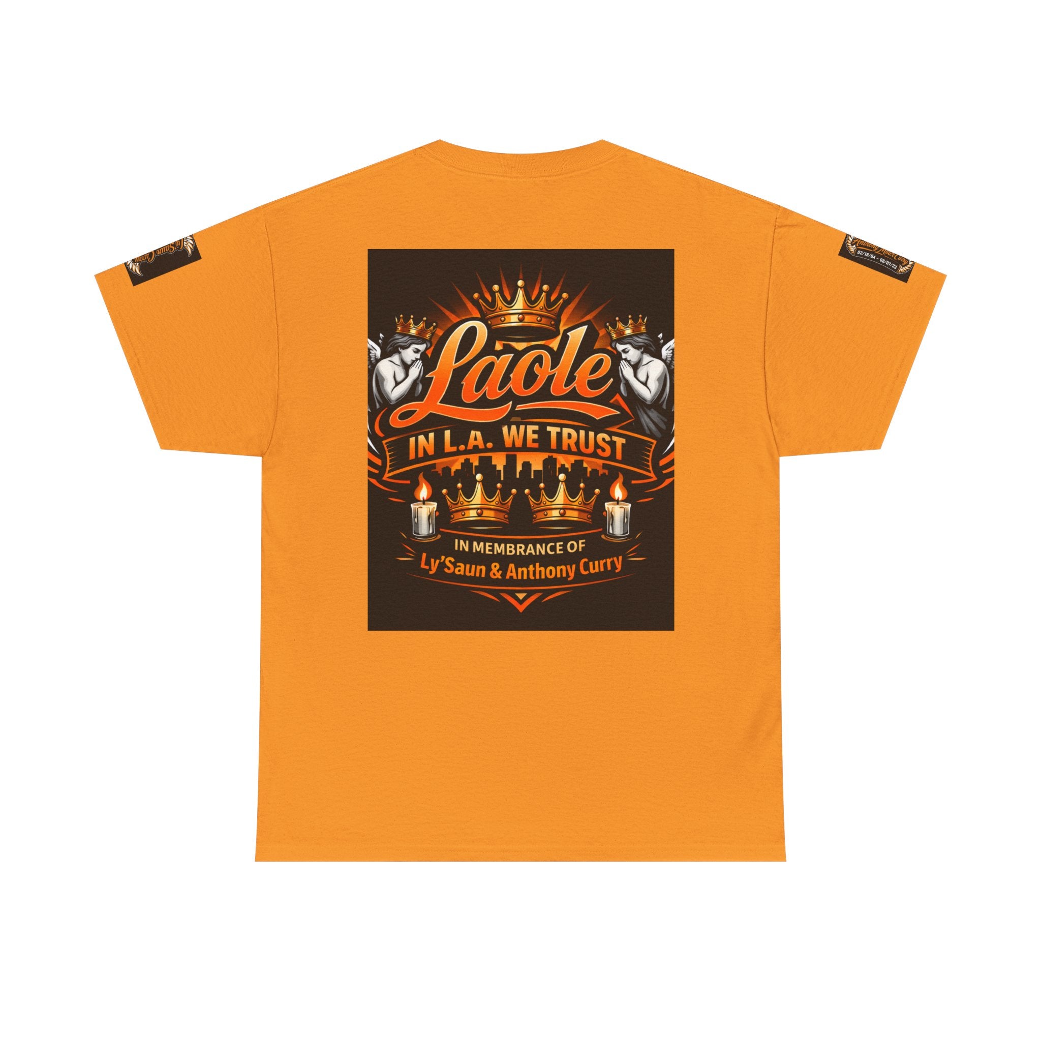 T‑Shirt — "In L.A. We Trust" Memorial Graphic Tee