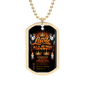 Legacy Memorial Dog Tag Necklace – "In L.A. We Trust" Tribute Collection