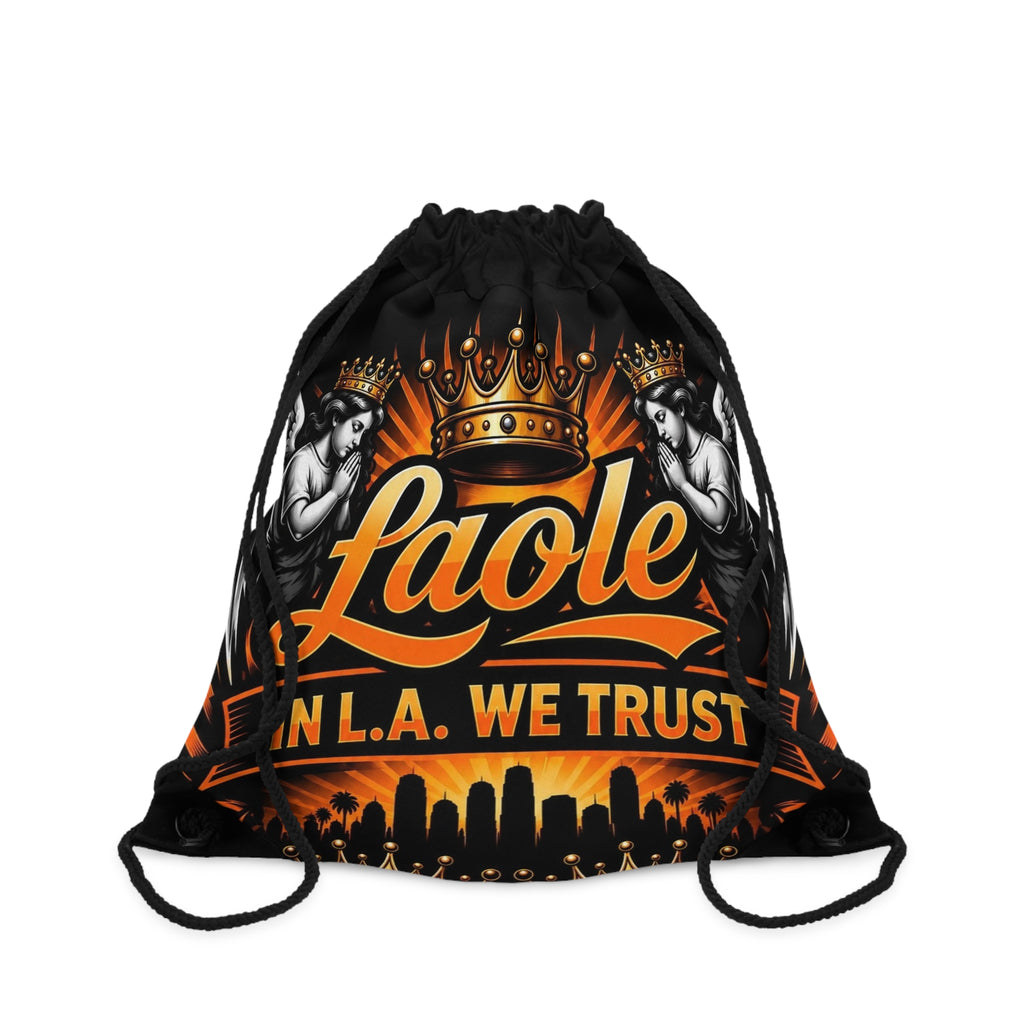 Legacy Drawstring Backpack – "In L.A. We Trust" Memorial Collection